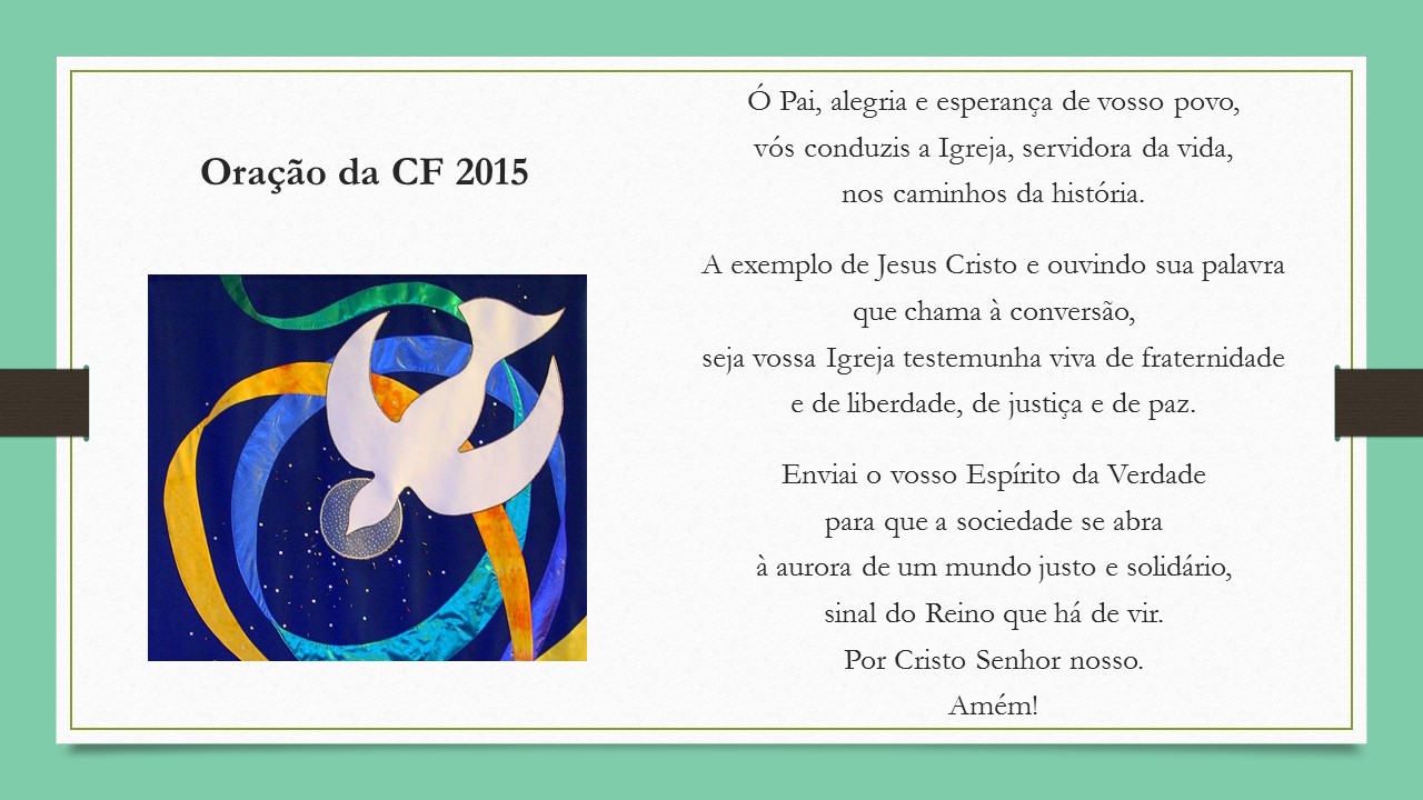 CF 2015 - Oração