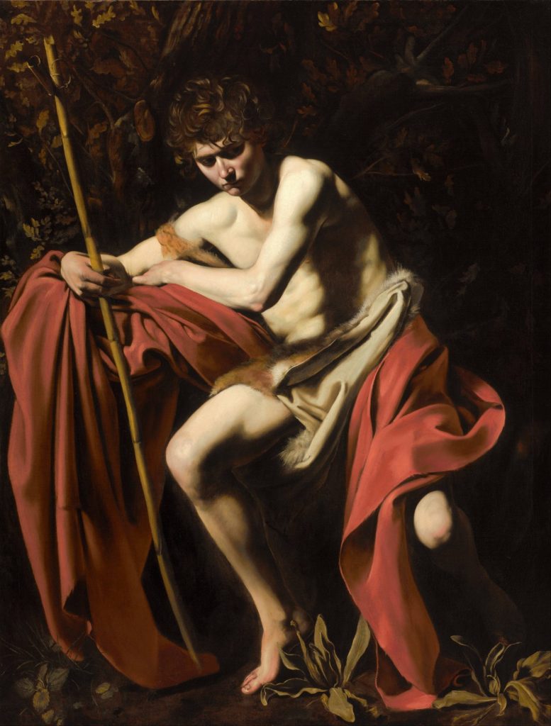 Caravaggio St John the Baptist 1604 c. Museum Nelson-Atkins Kansas City