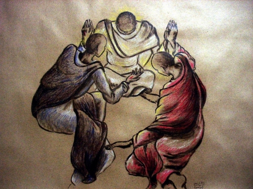 S&uacute;plica  &agrave; Trindade Mission&aacute;ria