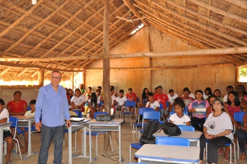 Visita &agrave; Aldeia C&oacute;rrego Grande/MT