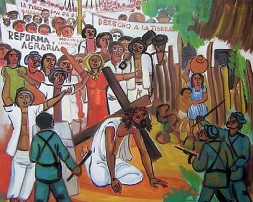 Dos pregos aos proj&eacute;teis, e Cristo ainda crucificado