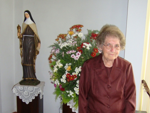 Irm&atilde; Olinda Agnes Sch&uuml;tz na Vida plena