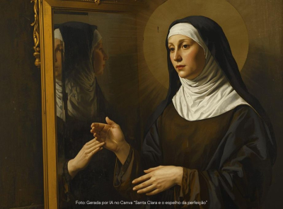 FRANCISCLAREANDO - O pr&oacute;prio Senhor nos colocou como espelho