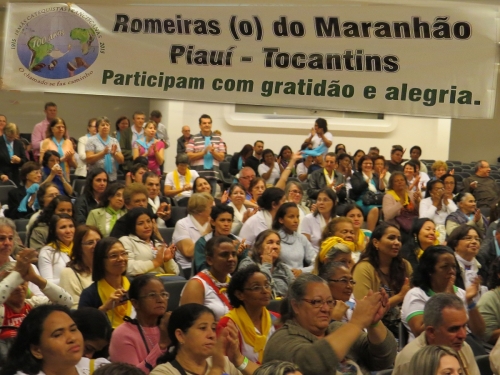 Caravana da Prov&iacute;ncia Irm&atilde; Cl&eacute;glia &Acirc;nesi presente em Aparecida - SP