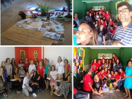 Simpatizantes se encontram em Centro-Oeste...