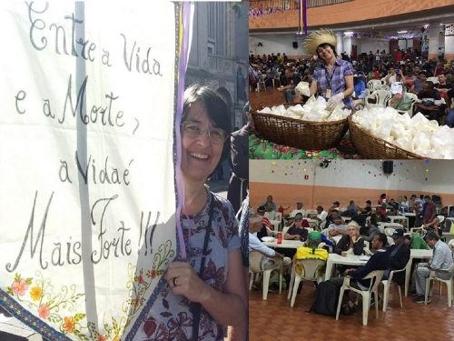 O Senhor me conduziu entre eles